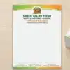 vegetable fruit vendor letterhead a4