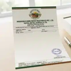 vegetable mandi trader letterhead a4
