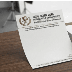 videography company letterhead a4