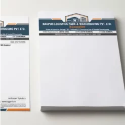 warehouse storage letterhead a4