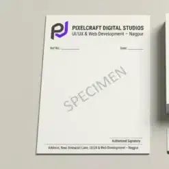 web design agency letterhead a4