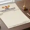 wrestling akhara letterhead a4 print