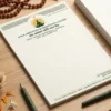 yoga adhyatma centre letterhead a4